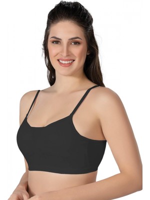 Hace Bazaar Marsilyan™ Siyah Mı  1423 Modal Cotton Kaplı Büstiyer