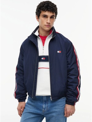 Tommy Jeans Lacivert Erkek Mont DM0DM23218C1G Tjm Tape Essentıal J