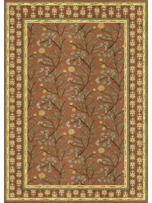 Bazaar Forum Dijital Baskı Pamuk Dokuma Kaymaz Taban Salon Halısı – Antre, Koridor ve Oda Için
