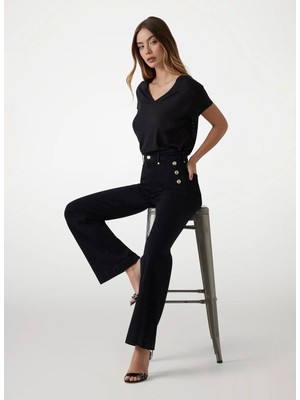 Guess Siyah Kadın Denim Pantolon W5RA0PD4PZ1-CBL1