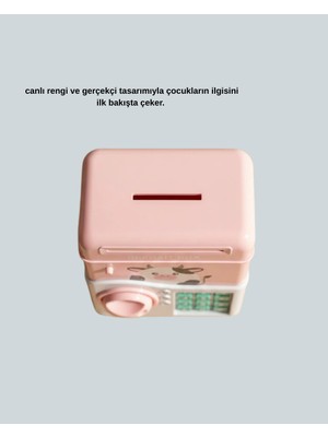 Mey ® Çocuklar Için Pembe Atm Görünümlü Elektronik Kumbara Mey Najmaddin