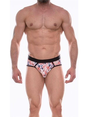 Beru Erkek  Desenli Jockstrap Çamaşır Beru Najmaddin
