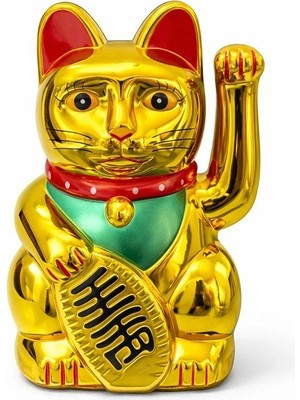 Teda Pilli Sallanan Şans Kedisi - Maneki Neko ALK4525 Teda Najmaddin
