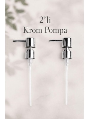 Okyanus Home Krom 2'li Yedek Sıvı Sabunluk Pompası