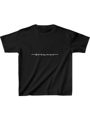 Hace Bazaar Baskılı T-Shirt - Siyah -