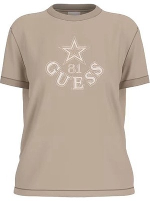 Guess Elettra Kadın Aktif Regular Fit T-Shirt