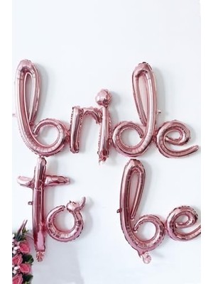 Duca Store Bride To Be El Yazısı Folyo Balon 104X43CM 3 Parça