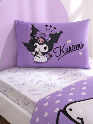 Zorlutekstil Taç Kuromi Desen Yastık Kılıfı 2 Adet