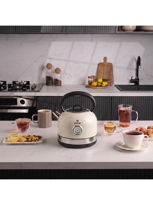 Emsan Retro Su Isıtıcısı 2202 Retro 1,7L Krem 2200W