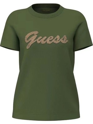 Guess Beads Kadın Regular Fit T-Shirt