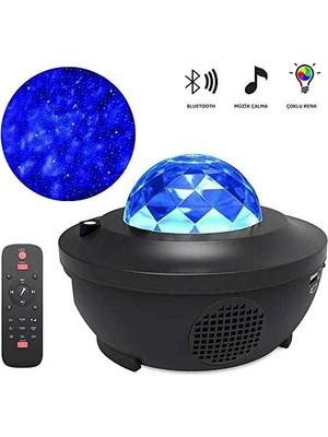 Duca Store Zenon Smart Starry Projektör Light-Blth+Müzik+7farklı Ambians