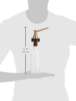 Duca Store Delta Musluk RP1001CZ Sabun/losyon Dispenseri, Şampanya Bronz
