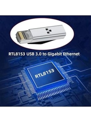 Duca Store Usb-C To Ethernet Adaptör, RJ45 Gigabit Ağ Dönüştürücü, 1000MBPS, Cat6 Uyumlu, Mac Pro Tablet Laptop Için Ethernet