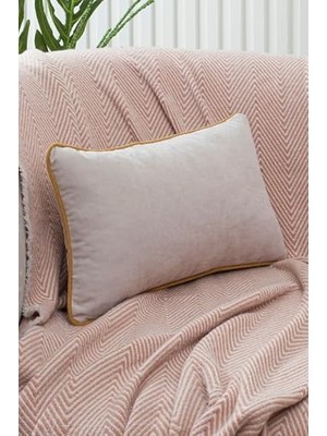 Duca Store Renk Seçenekli Hardal Biyeli Açık Gri Kırlent Kılıfı Dekoratif Düz Sade Punch Panoroma Panbiy Gri Hardal V2 30X50