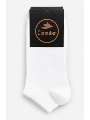 Comutan Terra Patik Çorap Beyaz