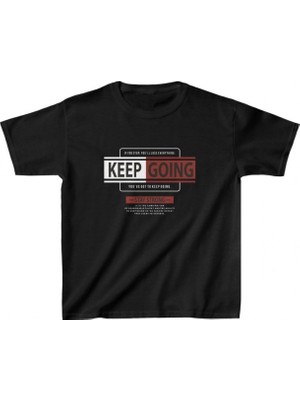 Hace Bazaar Baskılı T-Shirt - Siyah -