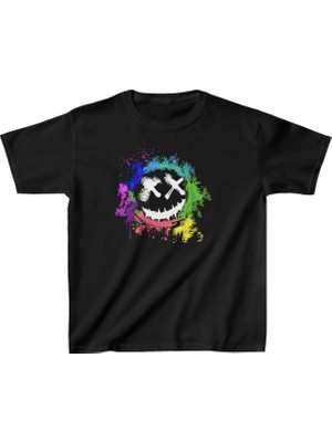 Hace Bazaar Baskılı T-Shirt - Siyah -