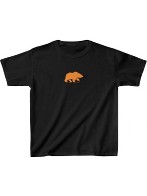 Hace Bazaar Baskılı T-Shirt - Siyah -