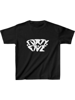 Hace Bazaar Baskılı T-Shirt - Siyah -