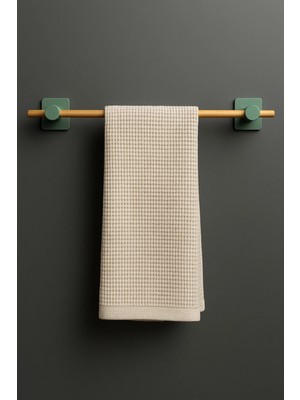 Fhilli Kendiliğinden Yapışkanlı Bambu Havlu Tutacağı 50 cm
