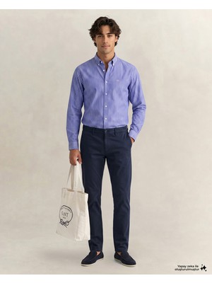 Gant Erkek Lacivert Slim Fit Pantolon 1226113T.433