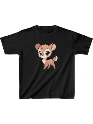 Hace Bazaar Baskılı T-Shirt - Siyah -