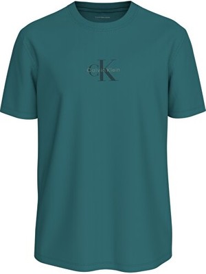 Calvin Klein Erkek Ss 30's Mikro Monologo Grafik Detaylı T-Shirt