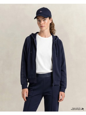 Gant Kadın Lacivert Fermuarlı Hırka 42526129T.433