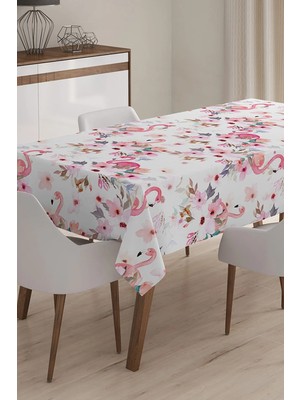 Rem Home Remhome Özel Tasarım 3D Dijital Baskılı Masa Örtüsü - 140 x 220 cm