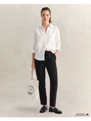 Gant Kadın Siyah Regular Fit Jogger Pantolon 41226104T.5