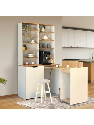 Uvi Collection Flexa Katlanabilir Masalı Kahve Kösesi Iki Tabureli Takım
