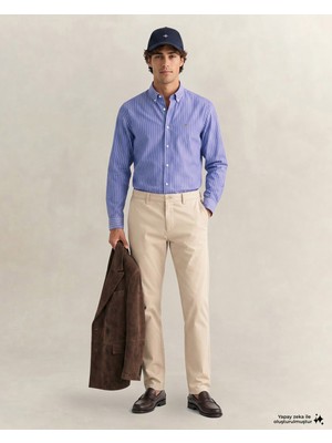 Gant Erkek Krem Slim Fit Pantolon 1226113T.277