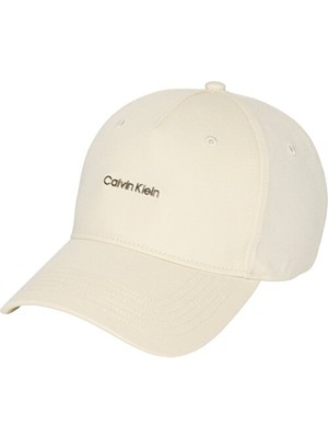 Calvin Klein Erkek Pamuklu Twill Standart Logo Detaylı Şapka