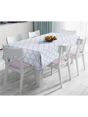Rem Home Remhome Modern Ogea Temalı Dijital Baskılı Dekoratif Masa ÖRTÜSÜ-120X140 cm