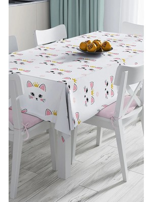 Rem Home Remhome Özel Tasarım 3D Dijital Baskılı Masa Örtüsü 90 x 90 cm