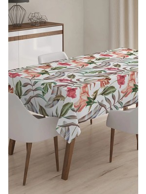 Rem Home Remhome Özel Tasarım 3D Dijital Baskılı Masa Örtüsü - 140 x 220 cm