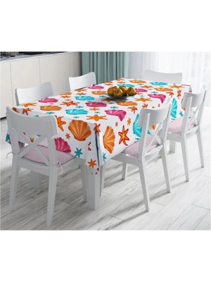 Rem Home Remhome Özel Tasarım Dijital Baskılı Leke Tutmaz Masa ÖRTÜSÜ-120X140 cm