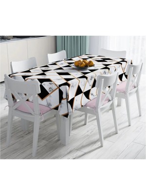 Rem Home Remhome Dijital Baskılı Leke Tutmaz Masa Örtüsü - 120X140 cm