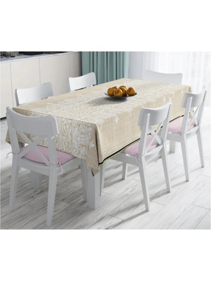 Rem Home Remhome Özel Tasarım Dijital Baskılı Leke Tutmaz Masa ÖRTÜSÜ-120X140 cm