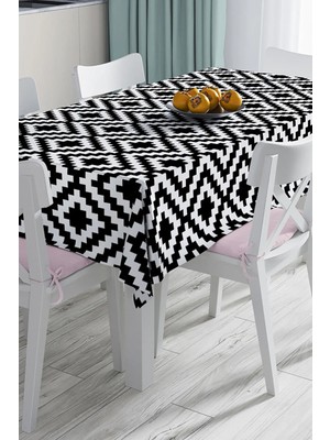 Rem Home Remhome Özel Tasarım 3D Dijital Baskılı Masa Örtüsü - 120 x 140 cm 90 x 90 cm