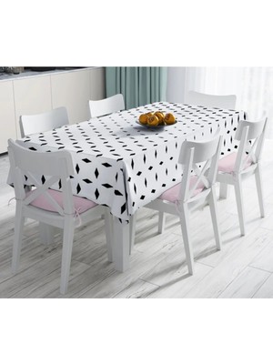 Rem Home Remhome Özel Tasarım Dijital Baskılı Leke Tutmaz Masa ÖRTÜSÜ-120×140 90 x 90 cm