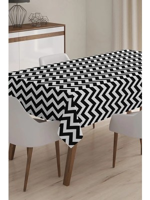 Rem Home Remhome Özel Tasarım 3D Dijital Baskılı Masa Örtüsü - 120 x 140 cm
