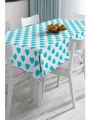 Rem Home Remhome Özel Tasarım 3D Dijital Baskılı Masa Örtüsü 90 x 90 cm