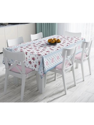 Rem Home Remhome Özel Tasarım Dijital Baskılı Leke Tutmaz Masa ÖRTÜSÜ-120X140 cm 90 x 90 cm