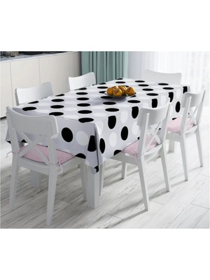 Rem Home Remhome Özel Tasarım Dijital Baskılı Leke Tutmaz Masa ÖRTÜSÜ-120X140 cm