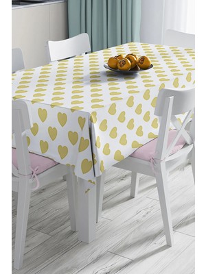 Rem Home Remhome Özel Tasarım 3D Dijital Baskılı Masa Örtüsü 90 x 90 cm