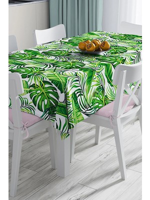 Rem Home Remhome Özel Tasarım 3D Dijital Baskılı Masa Örtüsü 90 x 90 cm