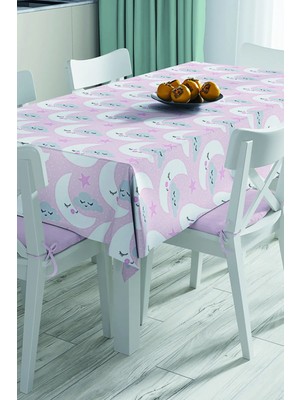 Rem Home Remhome Özel Tasarım 3D Dijital Baskılı Masa Örtüsü 90 x 90 cm
