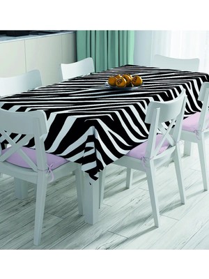 Rem Home Remhome Özel Tasarım 3D Dijital Baskılı Masa Örtüsü - 120 x 140 cm 90 x 90 cm