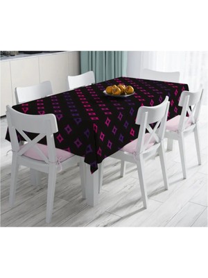 Rem Home Remhome Özel Tasarım Dijital Baskılı Leke Tutmaz Masa ÖRTÜSÜ-120X140 cm